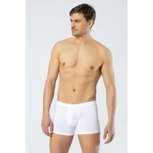 Cacharel 1335 Erkek Bel Bantlı Likralı Boxer-Beyaz