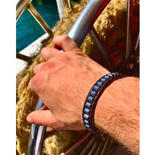 Magicgrange Erkek Doğaltaş Tasarım Bileklik Hematit Yaz Kış Koleksiyon  Trend Ürün