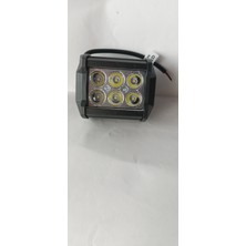 Yenilzd 18W 6 LED Off Road Sis Gündüz Farı Lambası Projektör Beyaz Işık