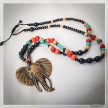 Z Jewelry Art Ibeamaka - Etnik ve Otantik Bohem Fil Kolye