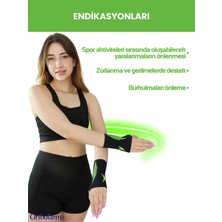 Orthofarma Ortopedik Elastik Örme El Bilekliği | Çift Taraflı Sporcu Bileklik - Koşu, Fitness, Yoga Için