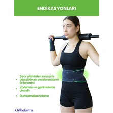 Orthofarma Ağırlık Kemeri Kas Geliştirme, Fitness Kemeri Ağırlık Kaldırma Kemeri Bel Destek Kemeri