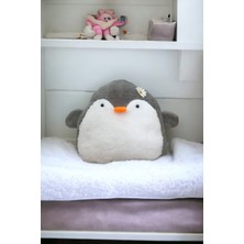 Pingu Penguen Yastık Uykucu Dolum Oyuncak 30CM Orta Boy Hediyelik Yastık