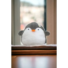 Pingu Penguen Yastık Uykucu Dolum Oyuncak 30CM Orta Boy Hediyelik Yastık