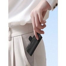 ÇELİKWORK PW0-101 3000 mAh iPhone Lighting Uyumlu Powerbank Mini Elektronik Siyah Taşınabilir Güç Bankası