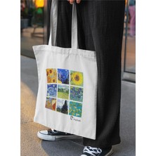 Nova Crafts Van Gogh | Art Collage Bez Omuz Çantası