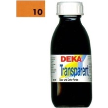 Deka Transparent 125 ml Cam Boyası 02-10 Orange (Turuncu)