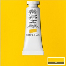 Winsor & Newton Designer's Gouache 14ML Brilliant Yellow 055 S.3