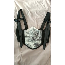 Pinn Figür Desenli Bel Korsesi