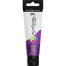 Daler Rowney System 3 Akrilik Boya 150 ml 418 Velvet Purple