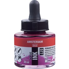 Amsterdam Sıvı Akrilik Mürekkep Boya 30ML 577 Permanent Red Violet