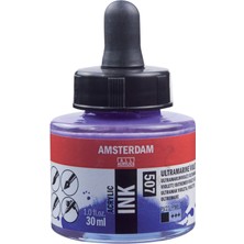 Amsterdam Sıvı Akrilik Mürekkep Boya 30ML 507 Ultramarine Violet