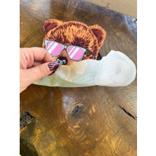 Gönülden Tasarım Süngr Çantalı Ayı Arma Dikiş Aplike 27X23 cm