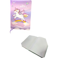 Maxx 6600-5 A5 Renkli Çizgili Defter 100 Ypr. - Unicorn