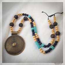 Z Jewelry Art Enıola - Etnik ve Otantik Bohem Kolye