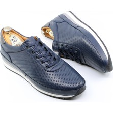 Paul Branco Deri Lacivert Erkek Sneakers & Spor Ayakkabı 01721