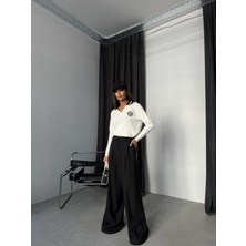 Black Fashion Oversize Kargo Cep Pantolon