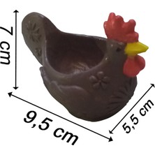 Uğur Böceği Ticaret Horoz Yumurtalık Dekoratif Obje 2 Adet