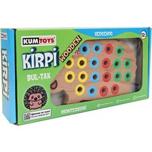 KM5655 Ahşap Kirpi Bultak -Kumtoys