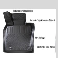 Millguard Audi A3 Hb 2003-2013 4d Lazer Kesim Bagaj Havuzu ve Paspas Takımı