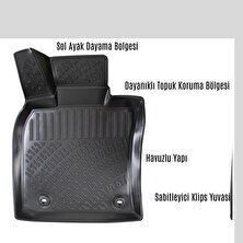 Millguard Ford Fiesta 2009-2017 4d Lazer Kesim Bagaj Havuzu  ve Paspas Takımı