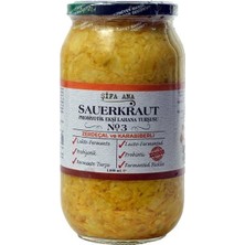 Şifa Ana Sauerkraut (Ekşi Lahana Turşusu) No3 Zerdeçallı (1000CC.)