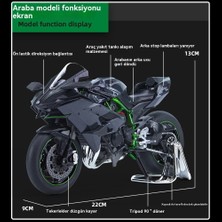 Yogo 1:9 Kawasaki H2R Motosiklet Modeli Oyuncak Süs (Yurt Dışından)