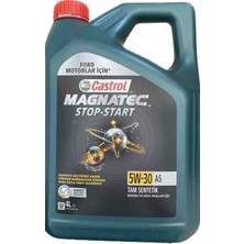 Castrol Magnatec Stop-Start 5W-30 A5 4 Litre Motor Yağı (Üretim Yılı: 2023)