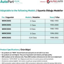 Alpha Auto Part Mercedes C Class W201, W202, Clk Class W208 Için Koltuk Yükseklik Ayar Kolu