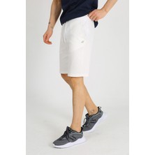 Uomo Park 8043 Pamuklu Belden Bağlamalı Cepli Regular Fit Baskılı Yazlık  Şort