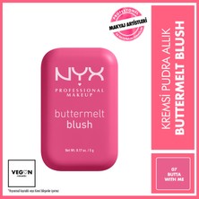 Buttermelt Blush Kremsi Pembe Pudra Allık - 07 Butta With Me