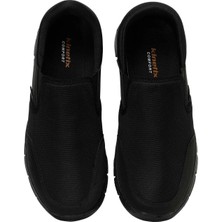 Kinetix Keya Iı Tx Siyah Comfort Ortopedik Taban Bağcıksız Spor Ayakkabı