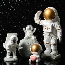 Lianghao Shopb Stili Temizle 6 Astronot Silikon Kalıp Fondan Çikolata Epoksi Şeker Hamuru Kalıp Pastacılık Cupcake Dekorasyon Mutfak Aksesuarları Aracı (Yurt Dışından)