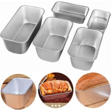 Lianghao Shopb 138X80X38MM Stili Fırın Tepsi Alüminyum Kar Tost Kutusu Peynir Kutusu Pişirme Kızartma Brownie Dikdörtgen Kek Küçük Tost Ekmek Kalıbı Kek Kalıp 2021 (Yurt Dışından)