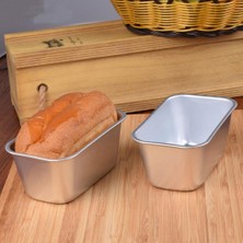 Lianghao Shopb 138X80X38MM Stili Fırın Tepsi Alüminyum Kar Tost Kutusu Peynir Kutusu Pişirme Kızartma Brownie Dikdörtgen Kek Küçük Tost Ekmek Kalıbı Kek Kalıp 2021 (Yurt Dışından)