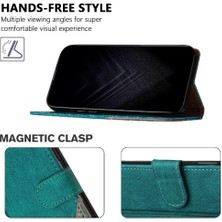 YH Market Oppo Case 4g Kart Yuvaları Için Kılıf Kapak Handy Standı Pu Deri Manyetik (Yurt Dışından)