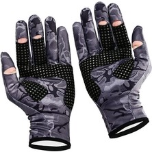 Fujin Pro Angler Winter Gloves Black Camo (L/xl)