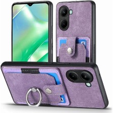 Colorful Shop Realme C33 Manyetik Araç Montaj Için Kılıf Crad Yuvası Standı Halka Tutucu (Yurt Dışından)