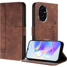 Colorful Shop Onur 200 Pro Için Telefon Kılıfı Pu Deri Flip Folio Cüzdan Kart Yuvaları Kapak (Yurt Dışından)