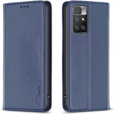 Colorful Shop Xiaomi Redmi Için Flip Case 10 4g 2022 Pu Deri Manyetik Cüzdan Yuvası (Yurt Dışından)