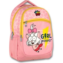 Ümit Çanta Kral Şakir Girl Power Pembe Kız Çocuk Ilkokul Çantası