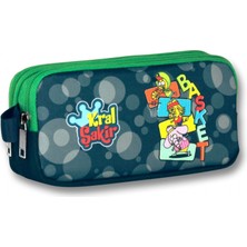 Ümit Çanta Kral Şakir Iki Bölmeli Basket Kalem Çantası - Yeşil - Erkek