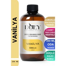 Duey 250ML Vanilya Çubuklu Oda Kokusu Yedeği , Bambu Oda Kokusu Yedeği Oda Kokusu Yedek Dolum Şişe