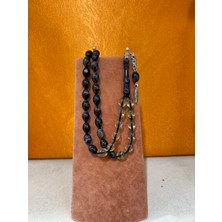 Firuze Gümüş Ateş Kehribar Tespih