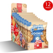 Barley Cookies Fındıklı Sade Çikolatalı Classic Cookies 40G x 12 Paket