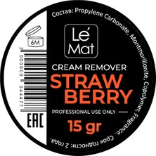 Le Mat Straw Berry Cream Remover 15 gr