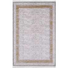 Artemis Halı Barok Antrasit Retro Motifli Halı