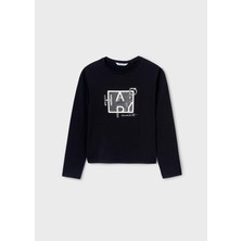 Mayoral Kız Çocuk Tshirt - Mayoral - Siyah - 12 Yaş - 07004-SİYAH-12 Yaş