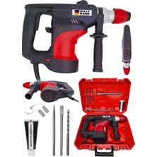 Walt Mann Profesyonel 5 Kg 1600 W Kırıcı Delici Hilti - Kırmızı - Model