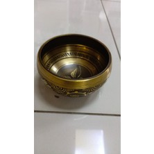 Miamantra Pirinç Tibet Ses Çanağı -12,5 Cm/meditasyon Çanı, Yoga Çanı, Singing Bowl, Tokmaklı Set